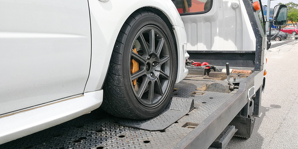 Image of a Car Being Towed
